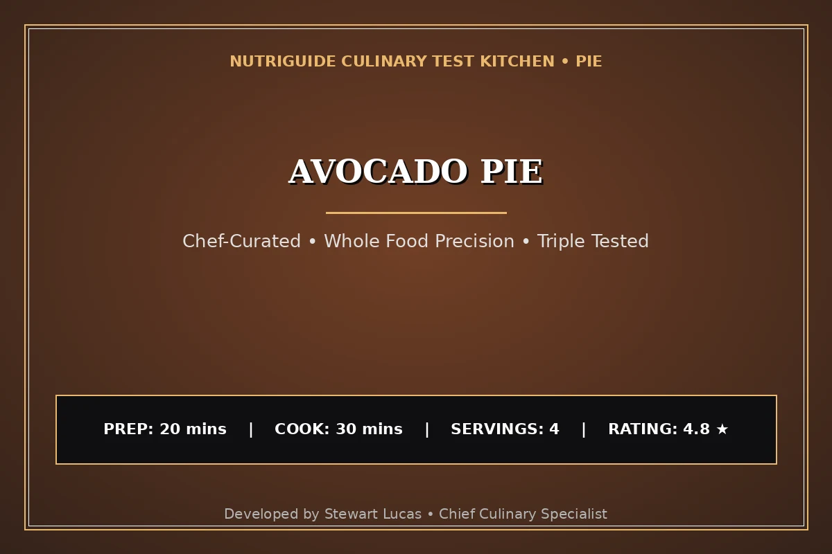 Avocado Pie