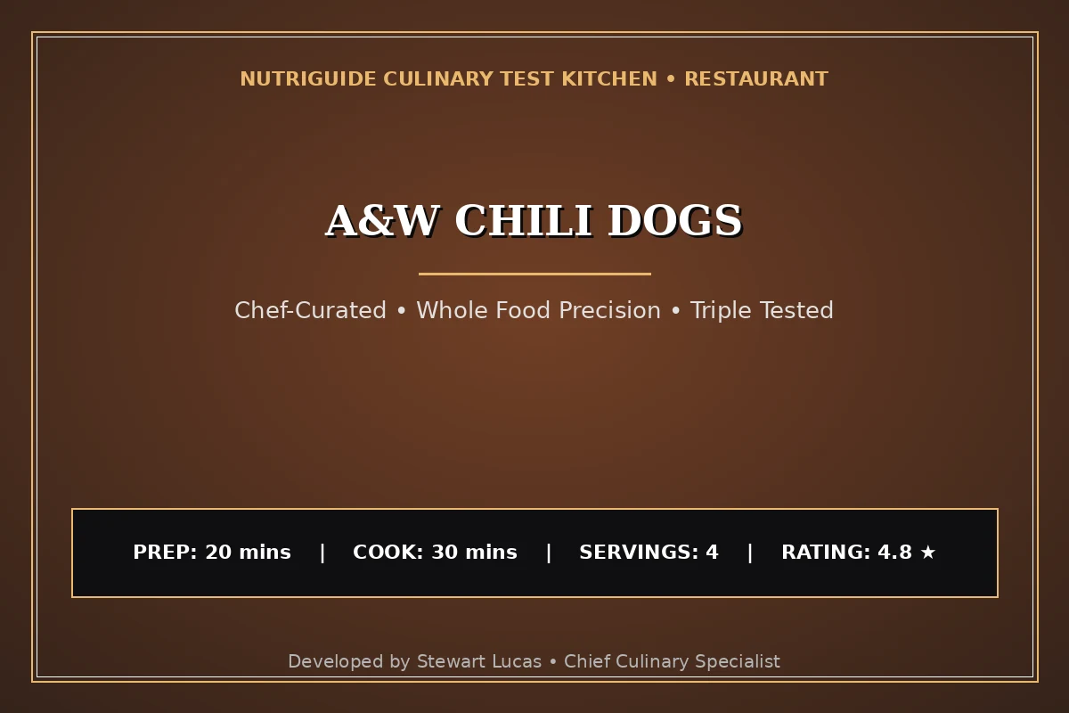 A&W Chili Dogs