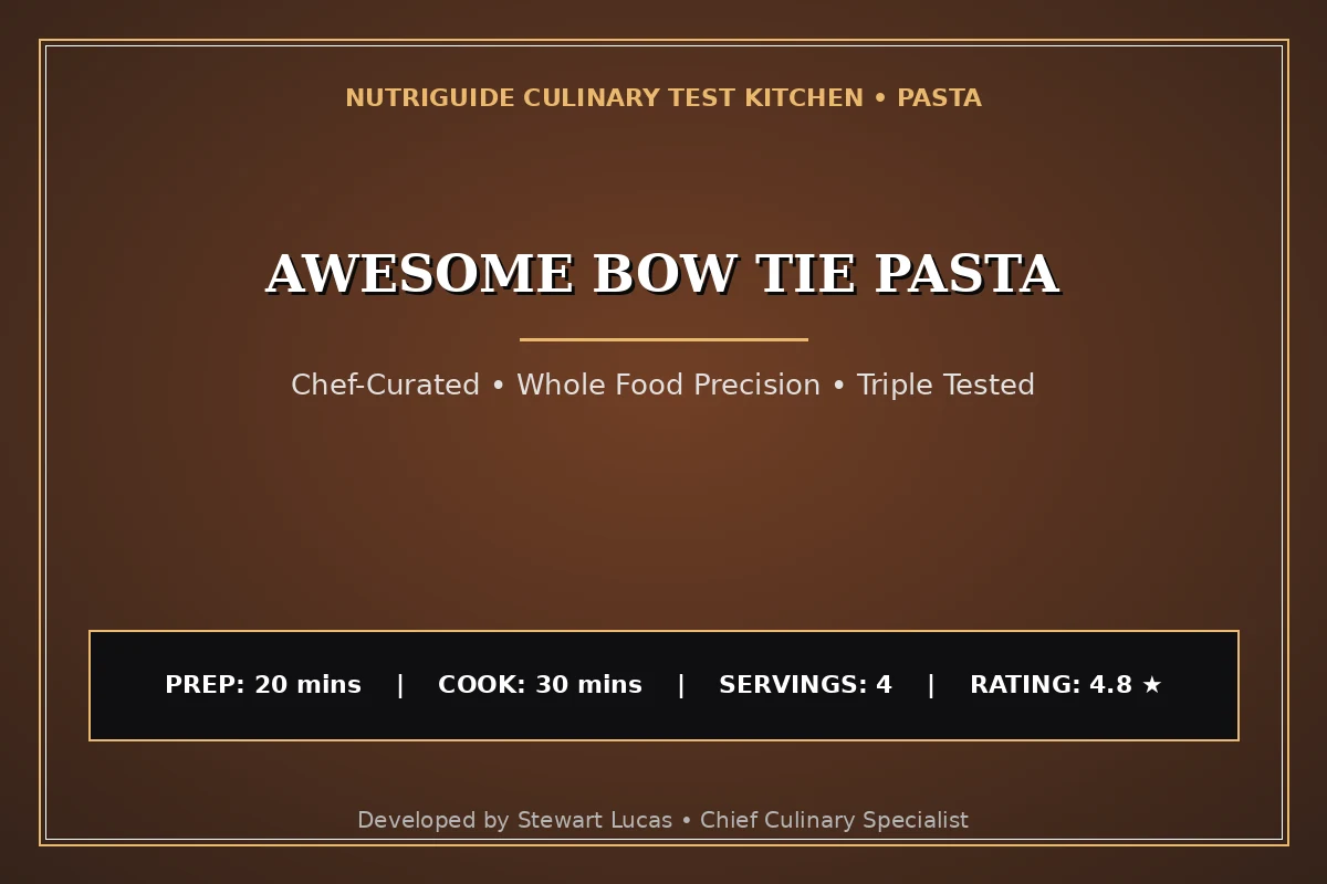 Awesome Bow Tie Pasta