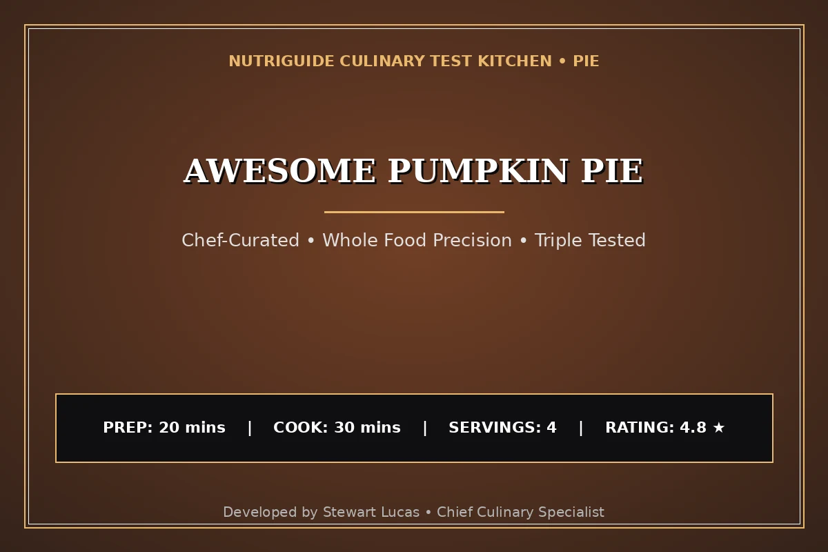 Awesome Pumpkin Pie