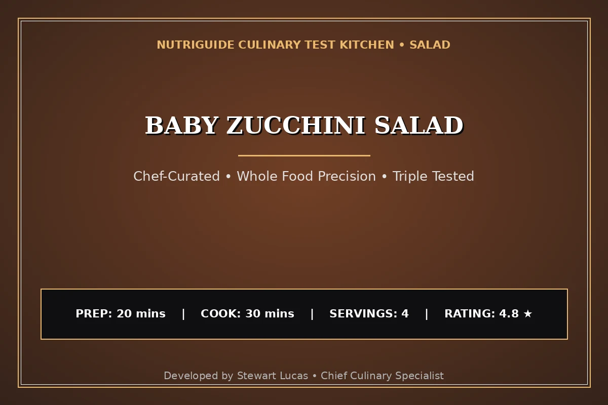 Baby Zucchini Salad