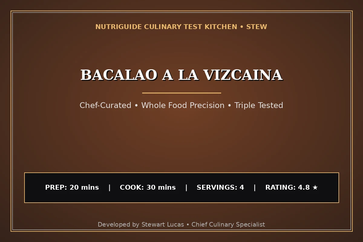 Bacalao A La Vizcaina
