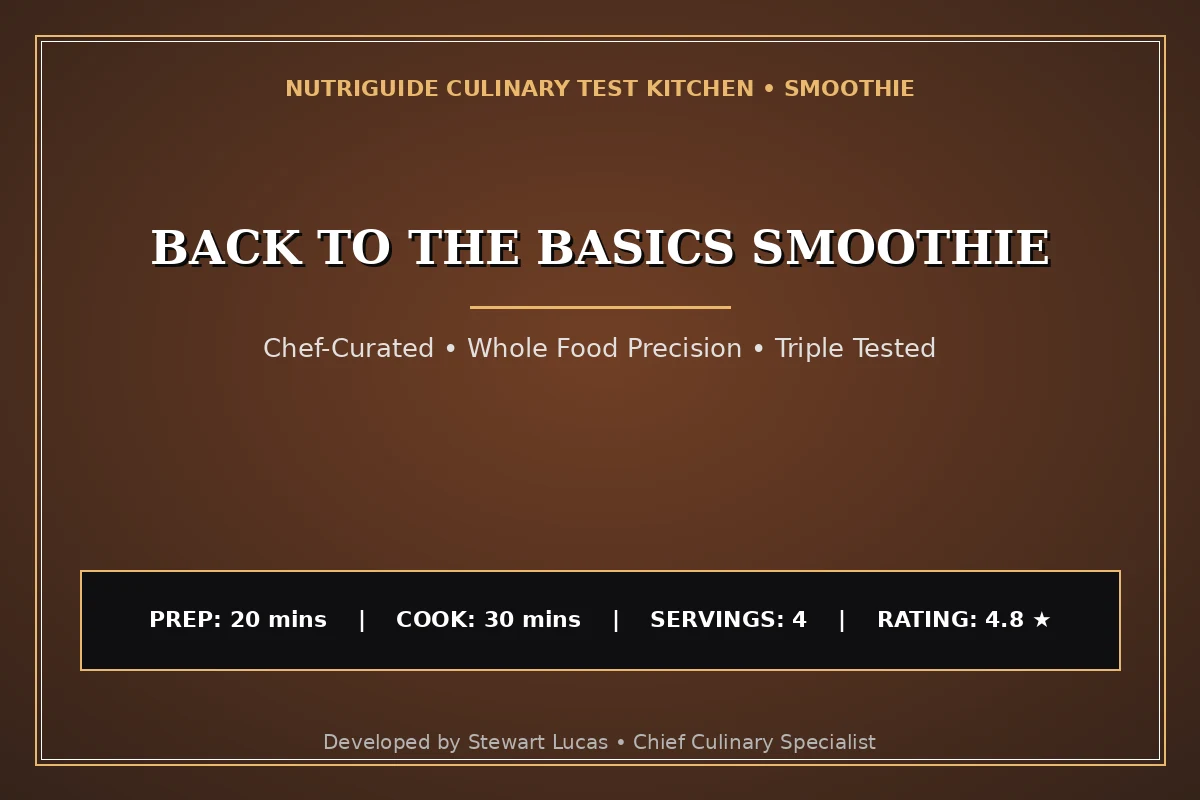 Back To The Basics Smoothie