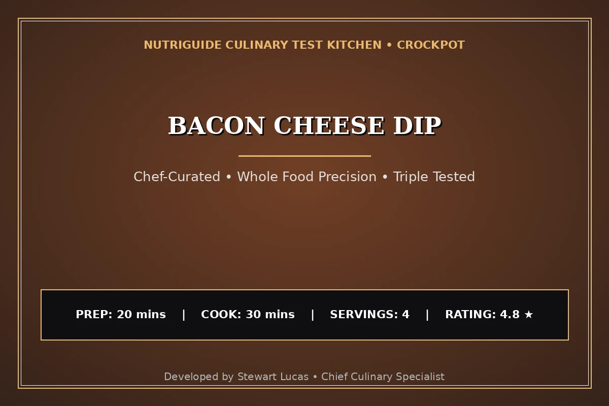 Bacon Cheese Dip