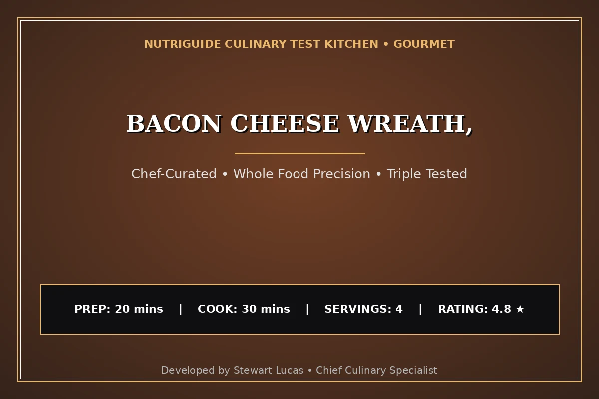 Bacon Cheese Wreath,