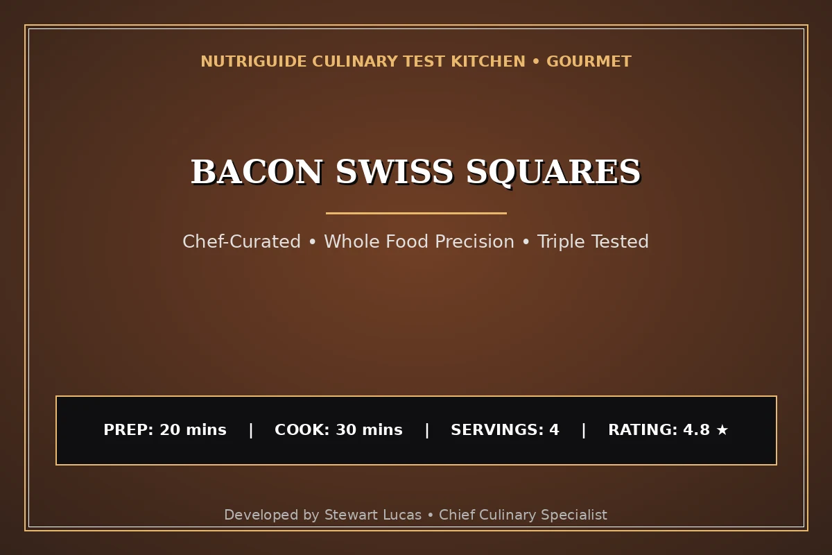 Bacon Swiss Squares