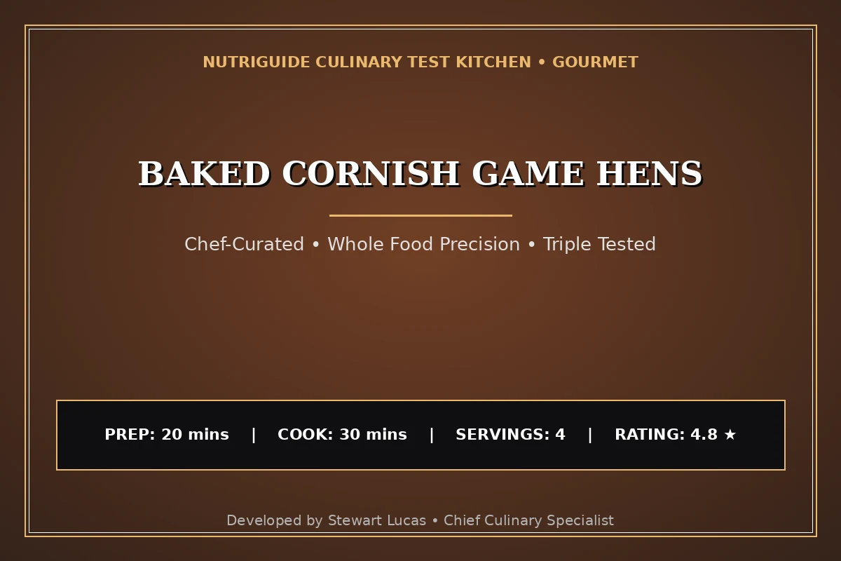 Baked Cornish Game Hens