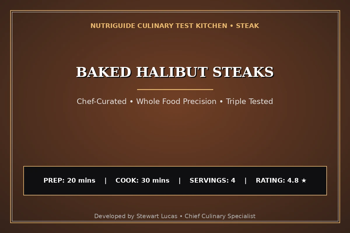 Baked Halibut Steaks