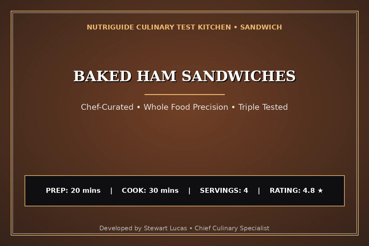 Baked Ham Sandwiches