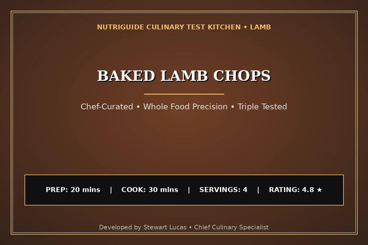 Baked Lamb Chops
