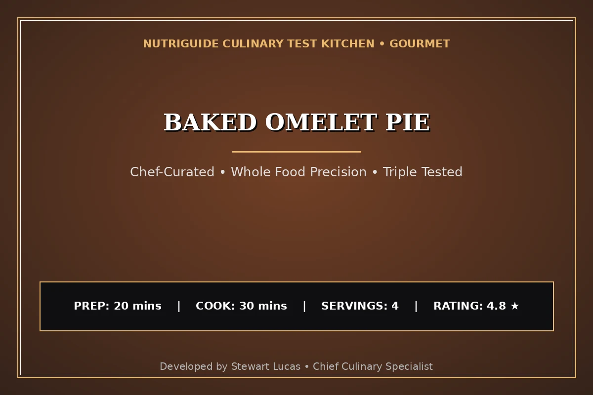 Baked Omelet Pie