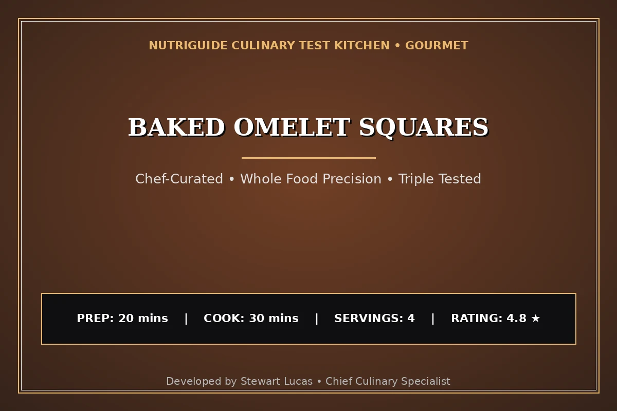 Baked Omelet Squares