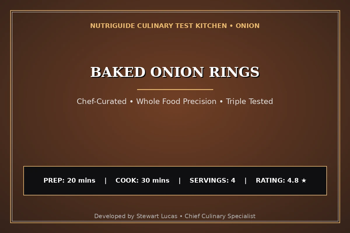 Baked Onion Rings