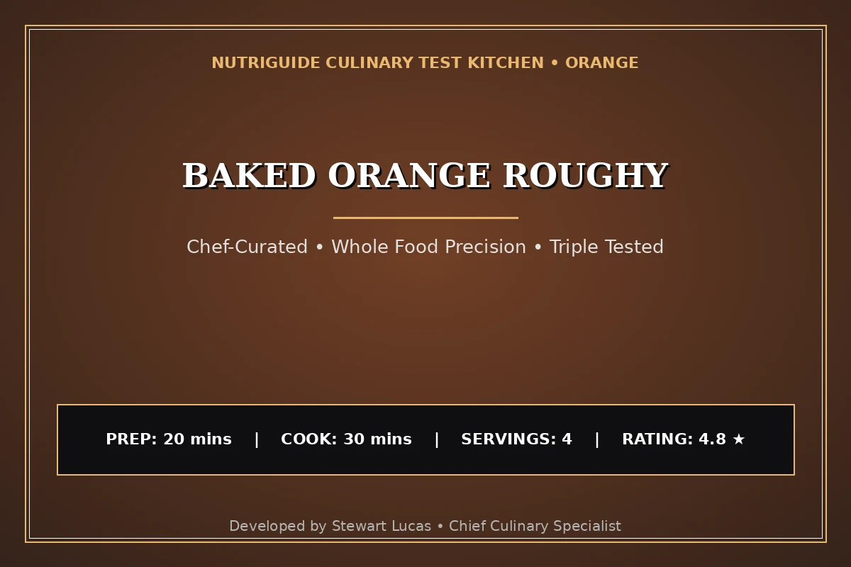 Baked Orange Roughy