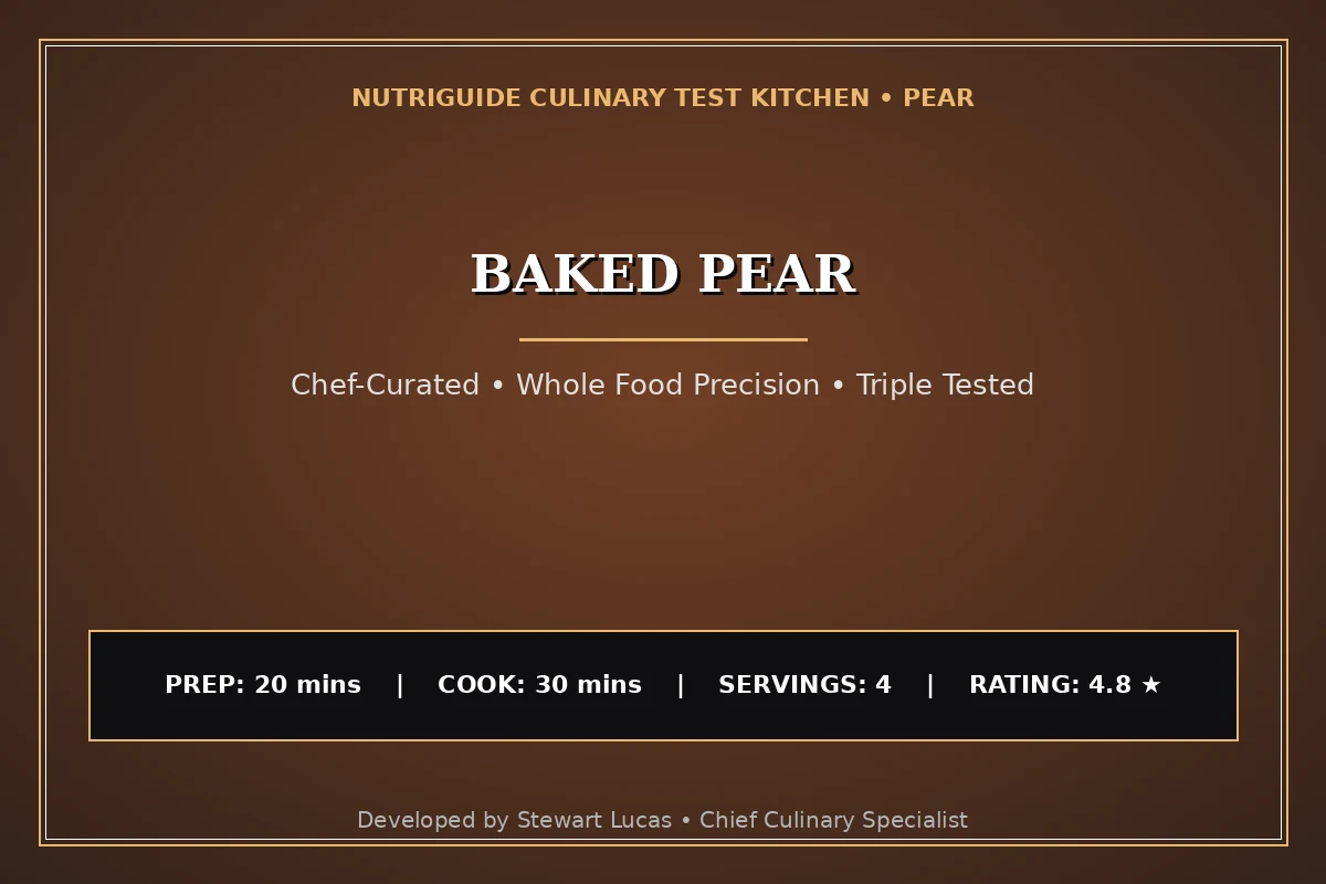 Baked Pear