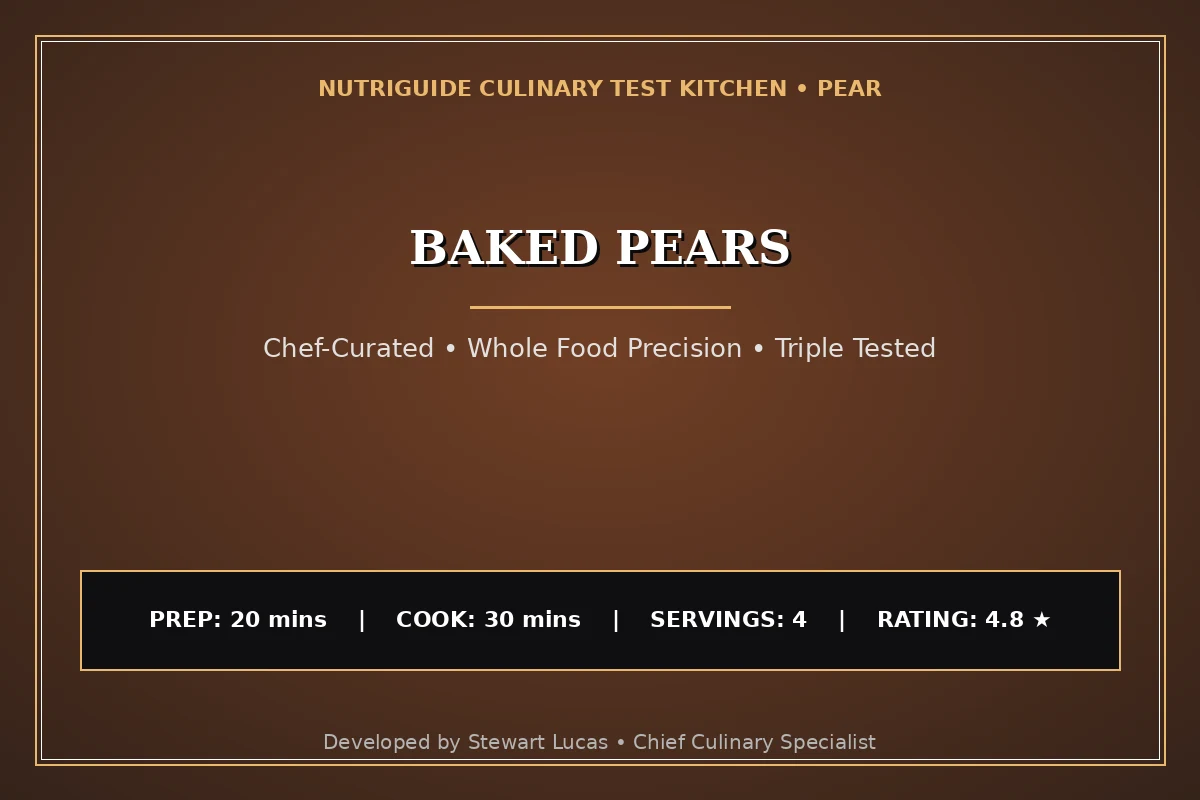 Baked Pears