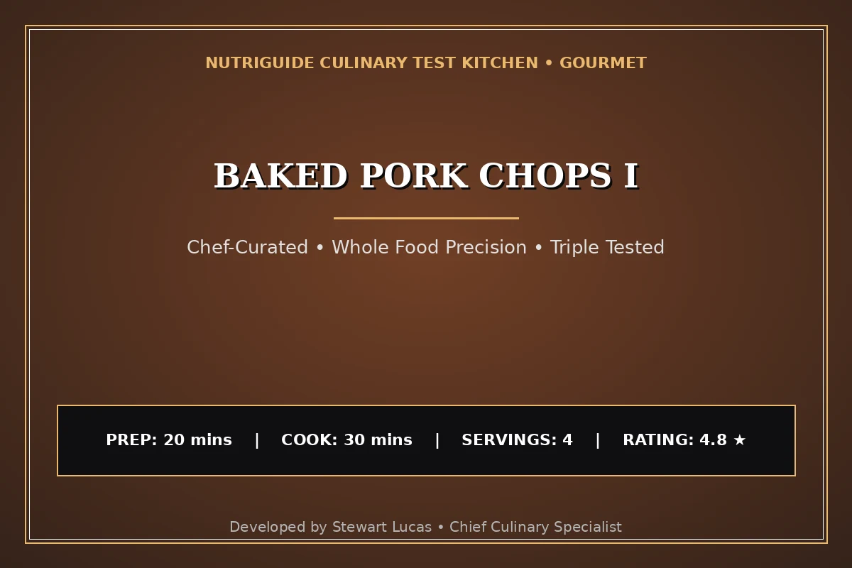 Baked Pork Chops I