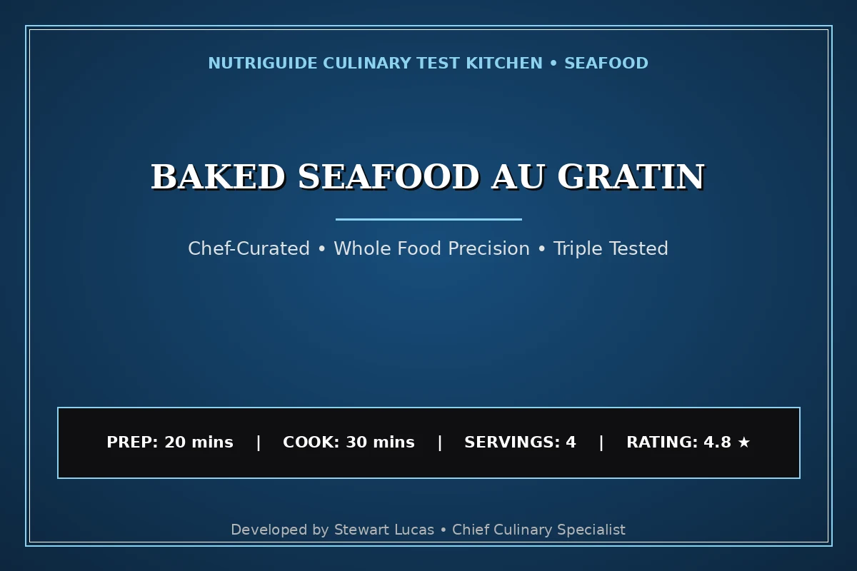 Baked Seafood Au Gratin