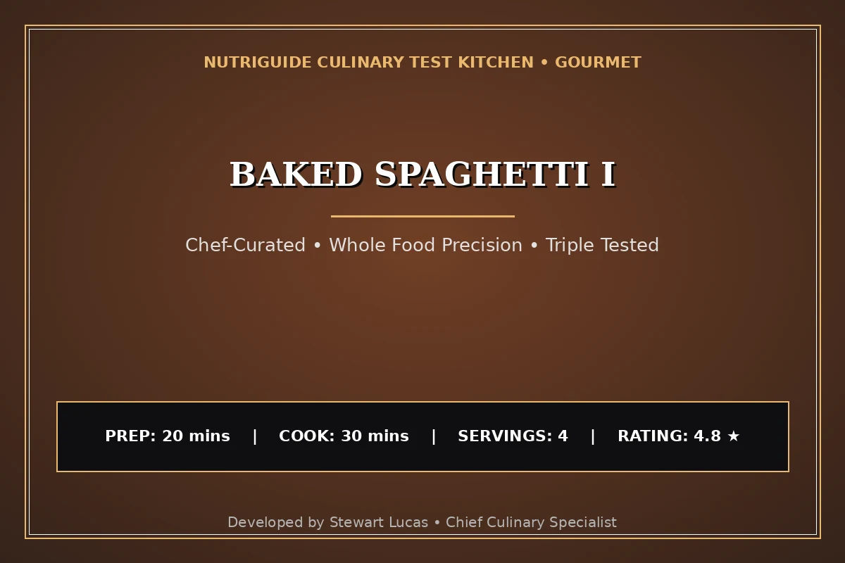 Baked Spaghetti I