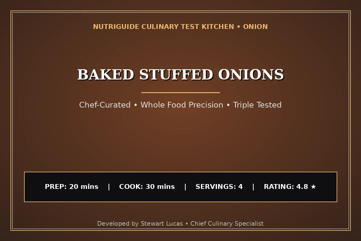 Baked Stuffed Onions