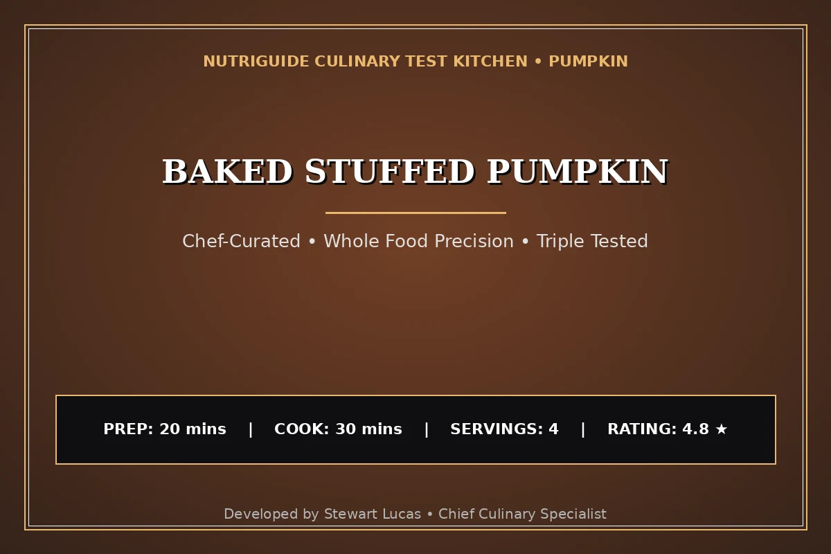 Baked Stuffed Pumpkin