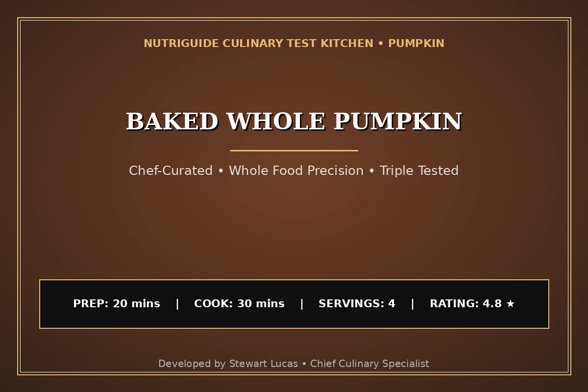 Baked Whole Pumpkin