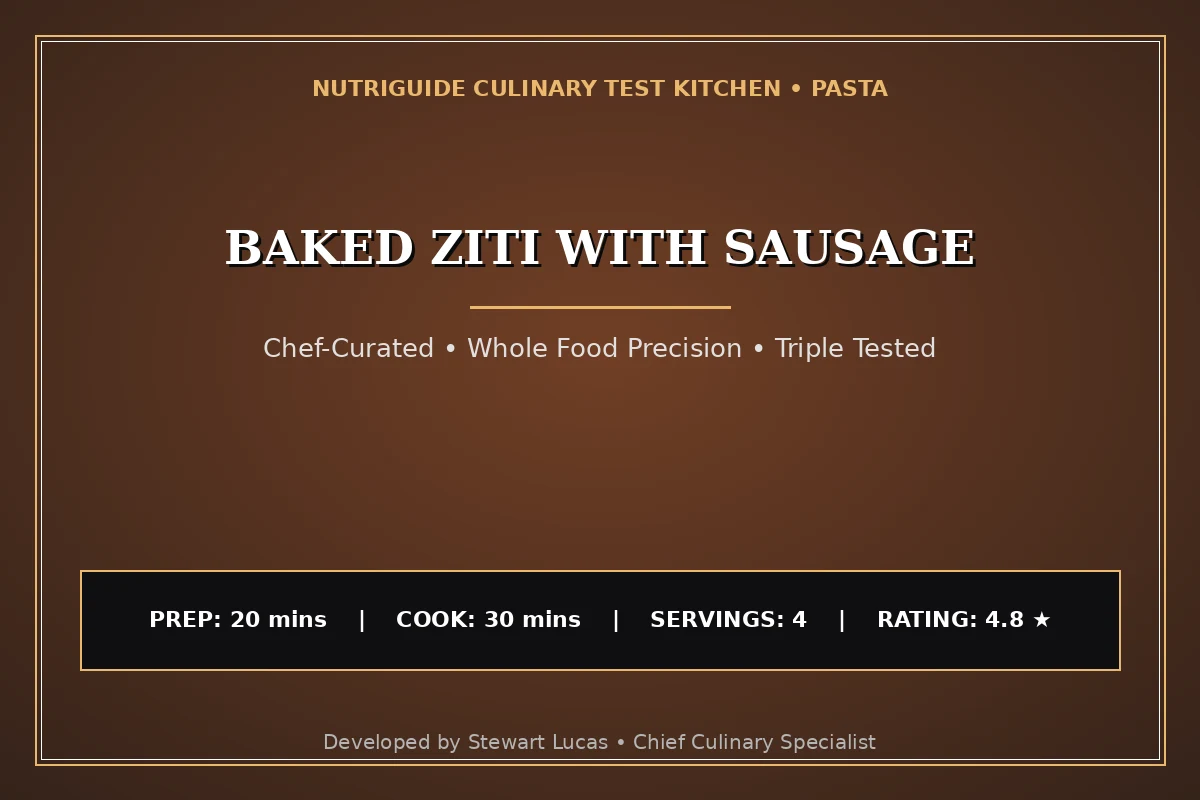 Baked Ziti With Sausage