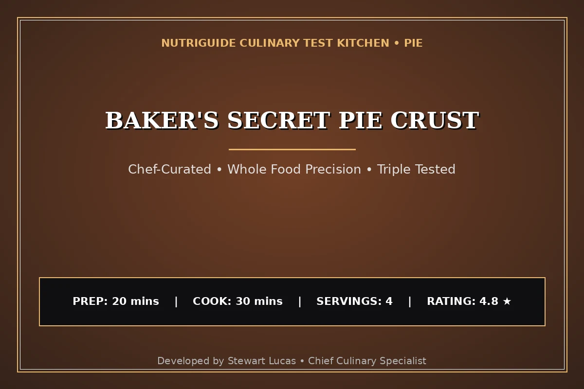 Baker'S Secret Pie Crust