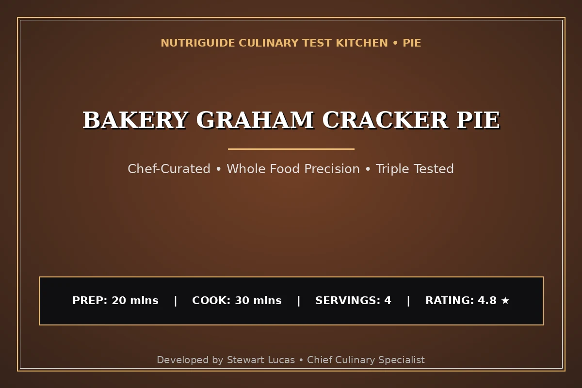 Bakery Graham Cracker Pie