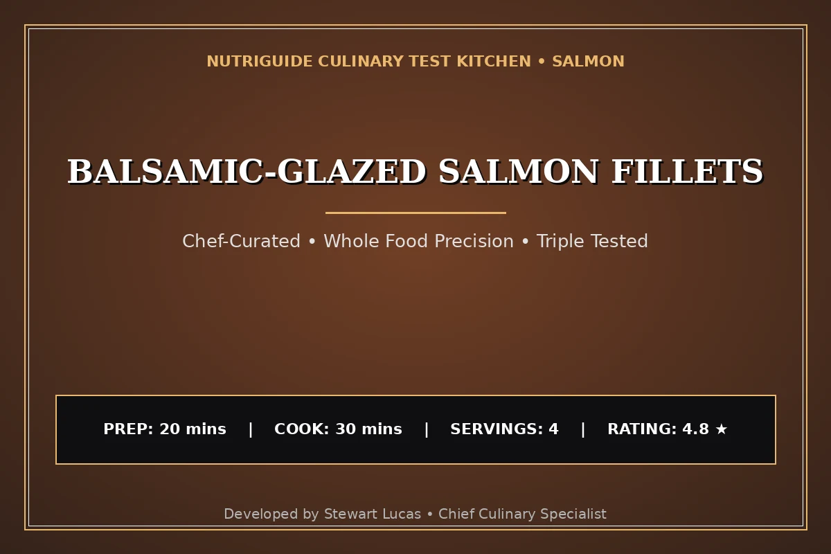 Balsamic-Glazed Salmon Fillets