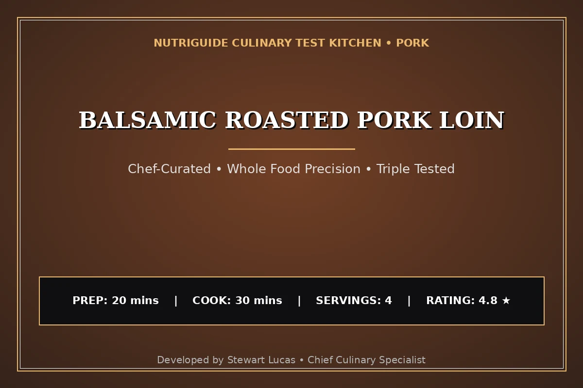 Balsamic Roasted Pork Loin