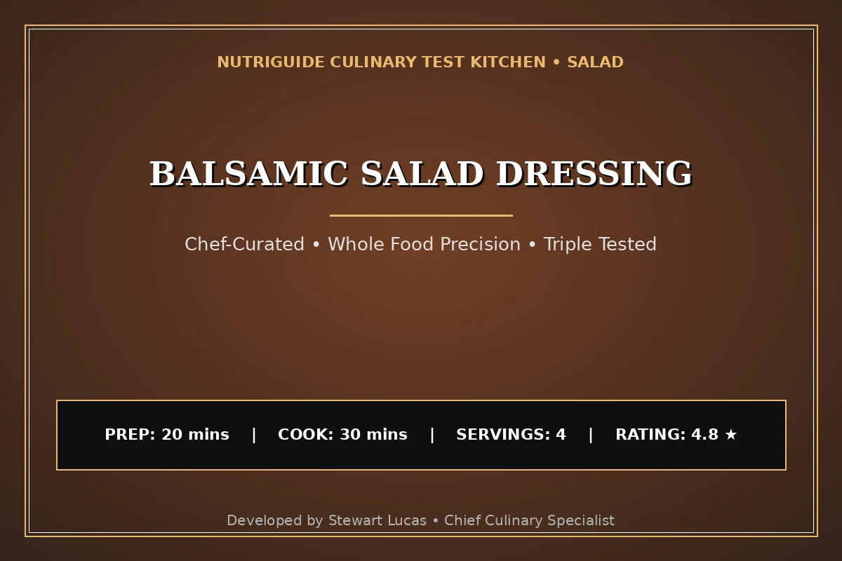 Balsamic Salad Dressing