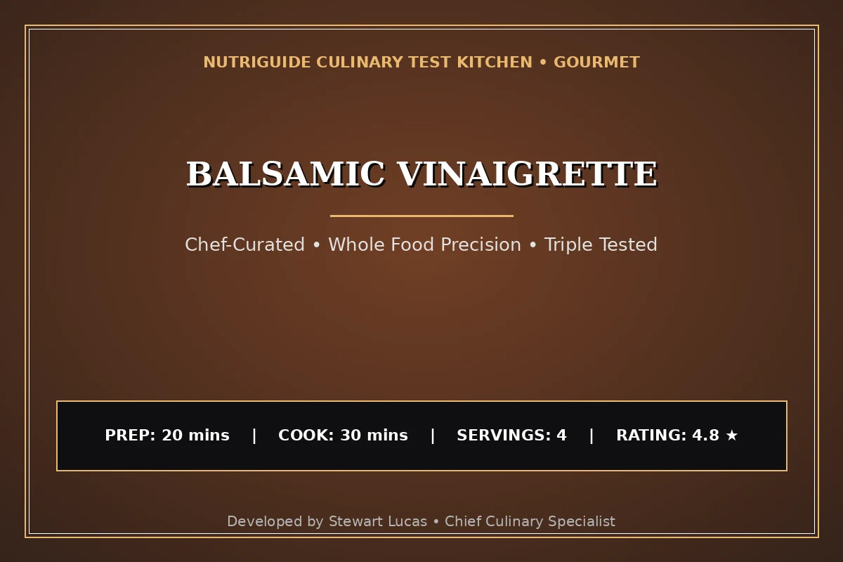 Balsamic Vinaigrette