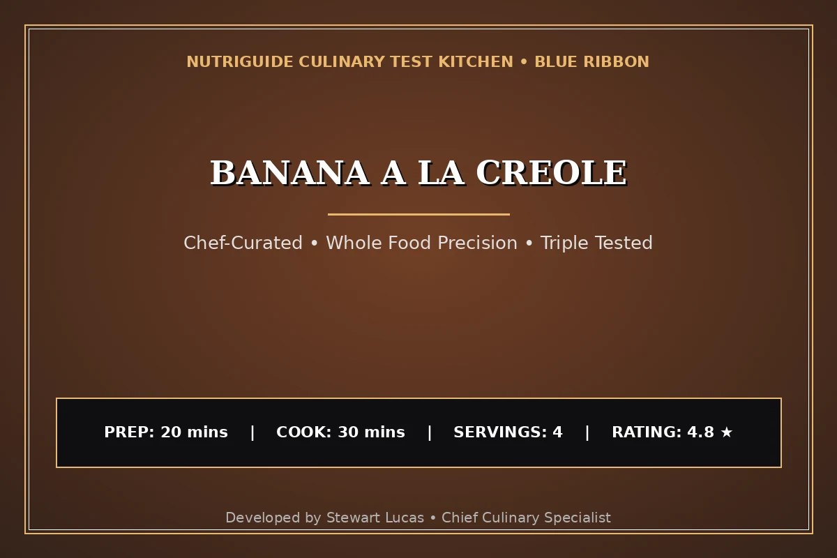 Banana A La Creole