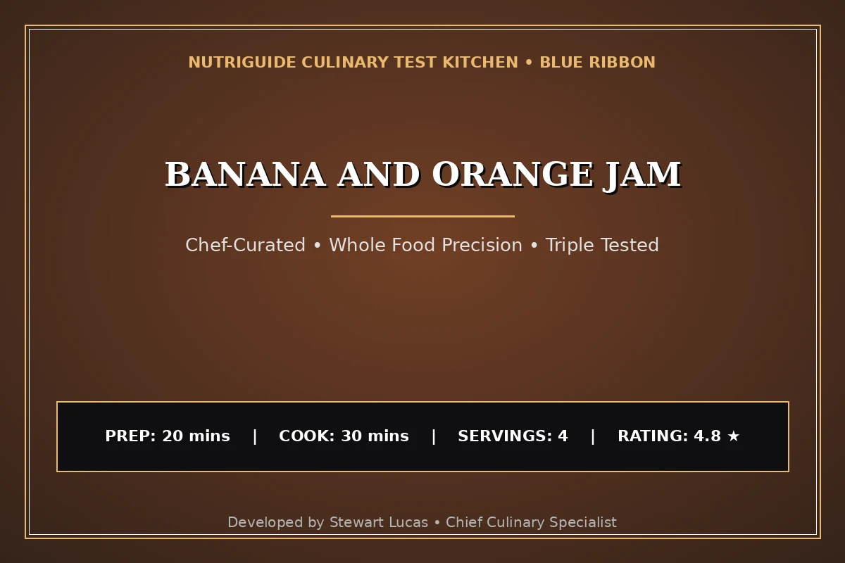 Banana And Orange Jam