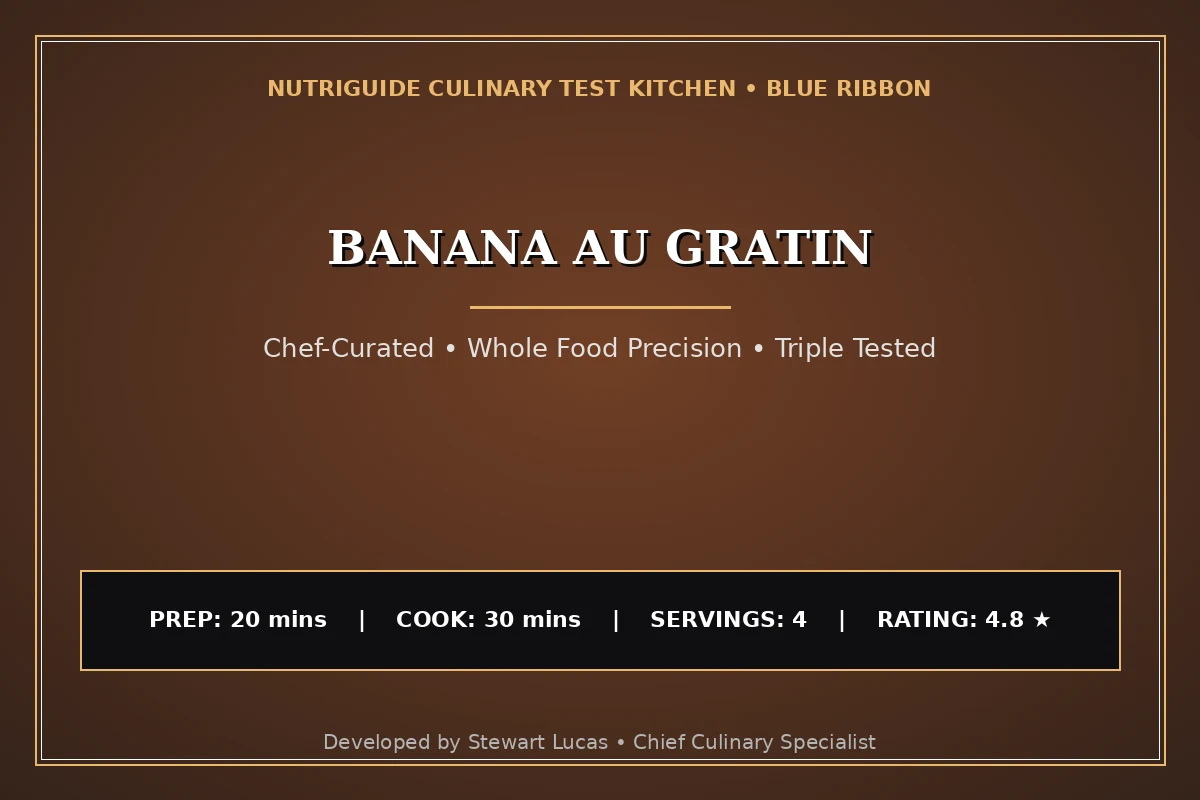 Banana Au Gratin