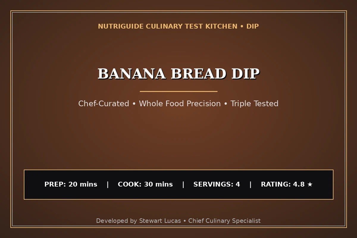 Banana Bread Dip