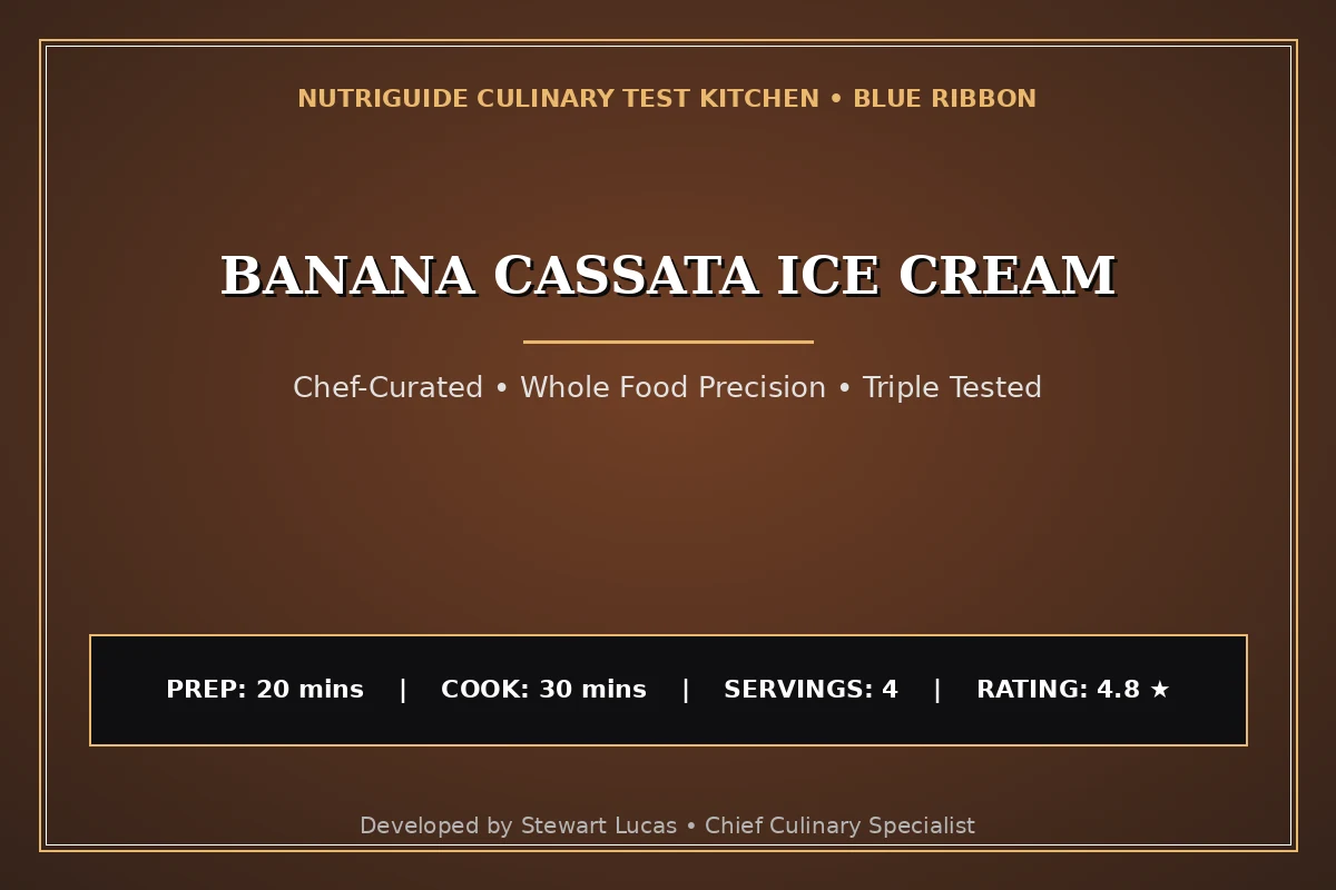 Banana Cassata Ice Cream