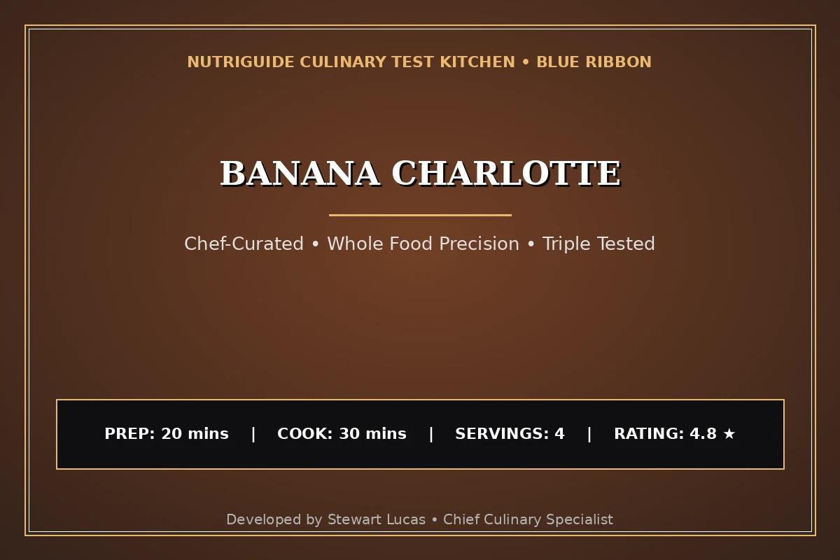 Banana Charlotte