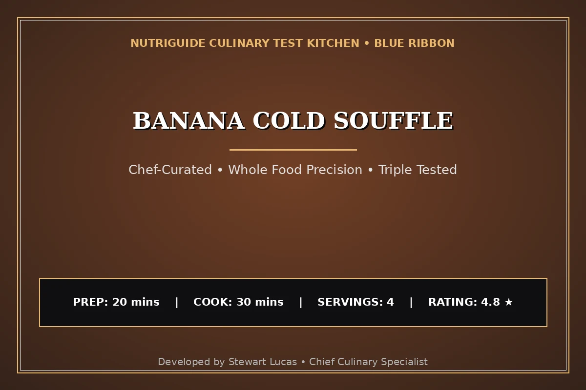 Banana Cold Souffle
