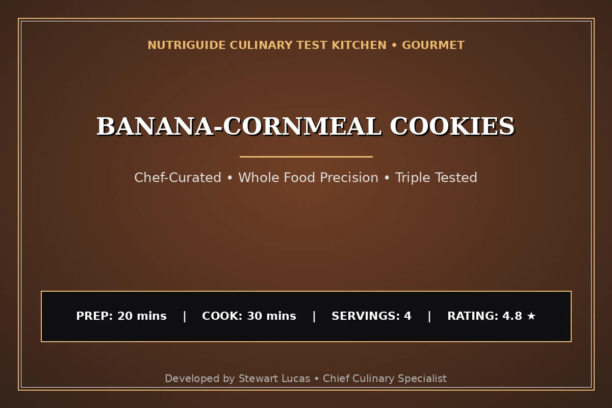 Banana-Cornmeal Cookies