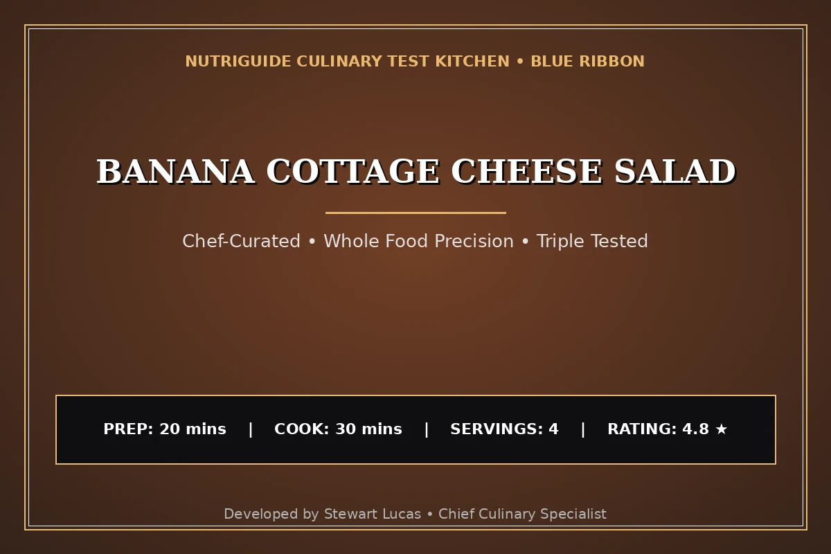 Banana Cottage Cheese Salad