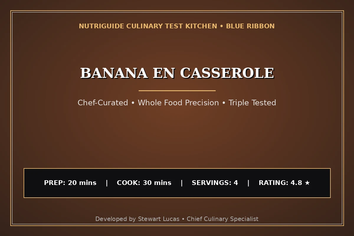 Banana En Casserole