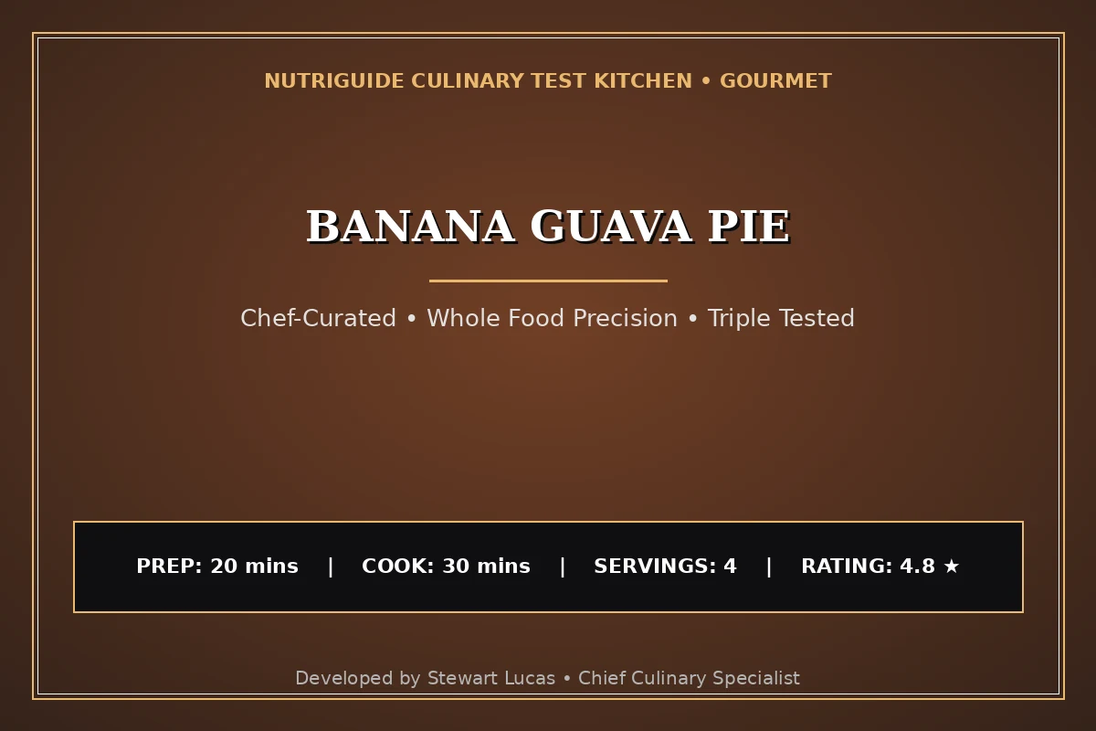 Banana Guava Pie