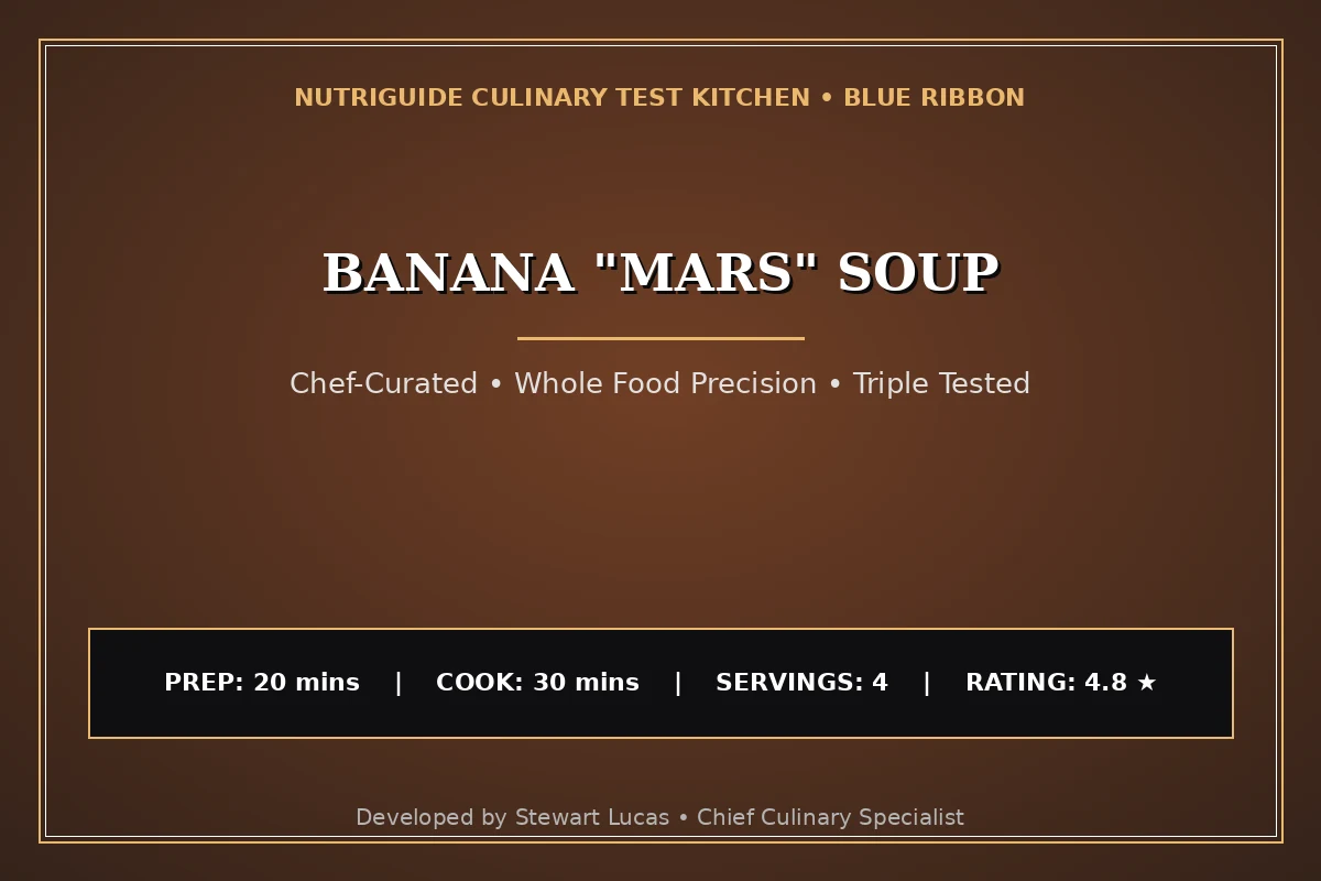 Banana "Mars" Soup