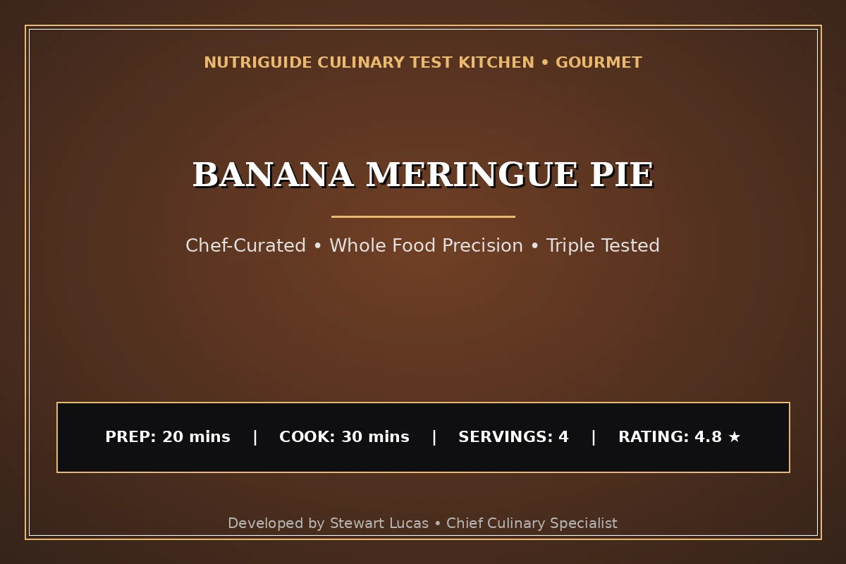 Banana Meringue Pie