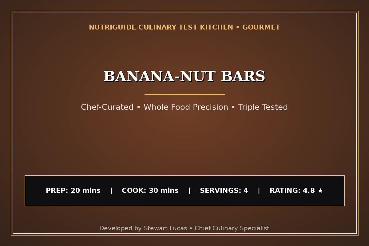 Banana-Nut Bars