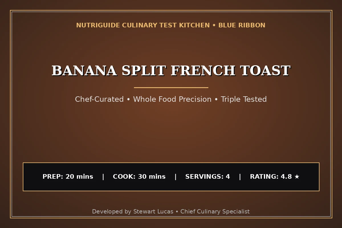 Banana Split French Toast