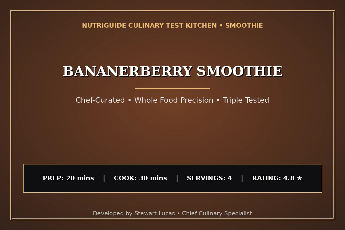 Bananerberry Smoothie