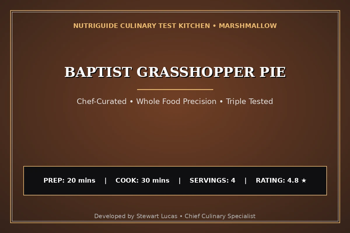 Baptist Grasshopper Pie